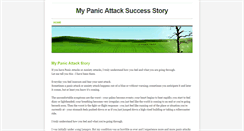 Desktop Screenshot of mypanicattacksuccessstory.weebly.com