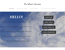 Tablet Screenshot of mrslapearesclassroom.weebly.com