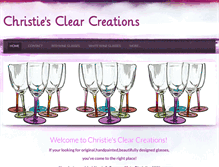 Tablet Screenshot of christiesclearcreations.weebly.com