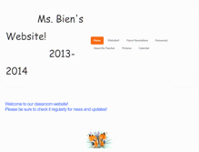 Tablet Screenshot of msbiensclassroom.weebly.com