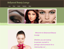 Tablet Screenshot of bollywoodbeautylounge.weebly.com