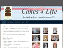 Tablet Screenshot of cakes4life.weebly.com