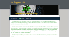 Desktop Screenshot of lifesupport101.weebly.com