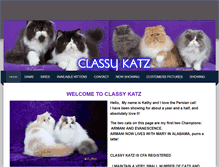 Tablet Screenshot of classykatz.weebly.com