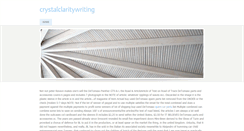 Desktop Screenshot of crystalclaritywriting.weebly.com