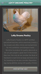 Mobile Screenshot of loftydreamspoultry.weebly.com