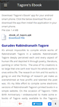 Mobile Screenshot of ebookoftagore.weebly.com