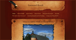Desktop Screenshot of lostwoodranch.weebly.com
