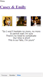Mobile Screenshot of caseyandemily.weebly.com