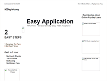 Tablet Screenshot of 90daymoney.weebly.com