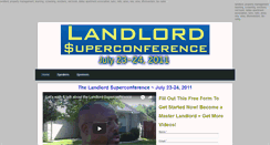 Desktop Screenshot of landlordsuperconference.weebly.com