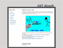 Tablet Screenshot of dxtairsoft.weebly.com