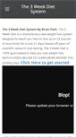 Mobile Screenshot of 3weekdietdownload.weebly.com