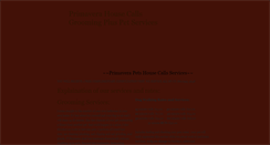 Desktop Screenshot of primaverapetservices.weebly.com