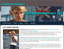 Tablet Screenshot of codysimpsonsupport143.weebly.com