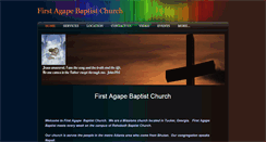 Desktop Screenshot of firstagapebaptist.weebly.com