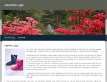 Tablet Screenshot of clearanceuggs.weebly.com