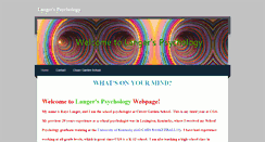 Desktop Screenshot of langerspage.weebly.com