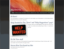 Tablet Screenshot of big-idea-co.weebly.com