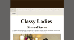 Desktop Screenshot of classyladiessos.weebly.com