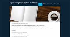 Desktop Screenshot of egliseevangeliquebaptistedevillierslebel.weebly.com