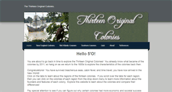 Desktop Screenshot of original13colonies.weebly.com