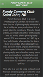 Mobile Screenshot of fundycameraclubsaintjohn.weebly.com