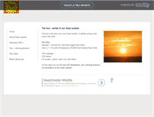 Tablet Screenshot of animated-sun.weebly.com