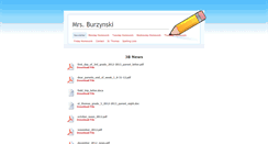 Desktop Screenshot of mrsburzynski.weebly.com