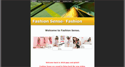 Desktop Screenshot of fashionsenseonline.weebly.com