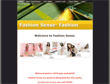 Tablet Screenshot of fashionsenseonline.weebly.com