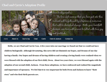 Tablet Screenshot of chadandcarrie.weebly.com