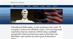 Desktop Screenshot of bobcatapushistory.weebly.com