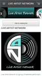 Mobile Screenshot of liveartistnetwork.weebly.com