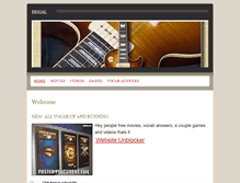 Tablet Screenshot of degal13.weebly.com