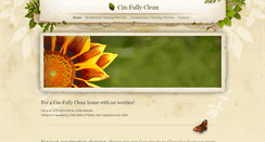 Desktop Screenshot of cinfullyclean.weebly.com