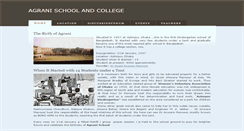 Desktop Screenshot of agranischoolandcollege.weebly.com
