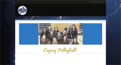 Desktop Screenshot of lightningvolleyball.weebly.com
