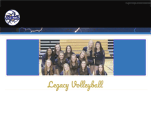 Tablet Screenshot of lightningvolleyball.weebly.com