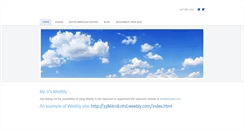 Desktop Screenshot of mrvalenzuela.weebly.com