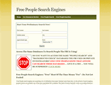 Tablet Screenshot of freepeoplesearchengines.weebly.com