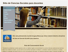 Tablet Screenshot of cienciassociales.weebly.com