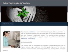 Tablet Screenshot of online-tutoring-jobs-for-teacher.weebly.com