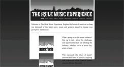 Desktop Screenshot of irulemusic.weebly.com