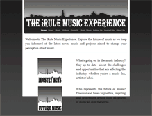 Tablet Screenshot of irulemusic.weebly.com