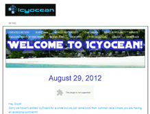 Tablet Screenshot of icyocean.weebly.com