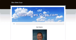 Desktop Screenshot of blueskiesguys.weebly.com