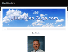 Tablet Screenshot of blueskiesguys.weebly.com