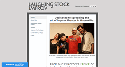 Desktop Screenshot of laughingstockimprov.weebly.com