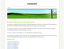 Tablet Screenshot of mezareef.weebly.com